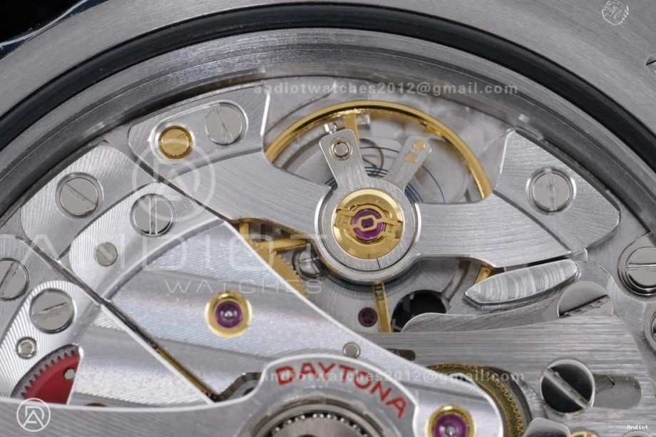 Oysterflex VS4131 (Weighted) Edition Silver Strap V2 VSF 126519 on 1:1 Daytona Black Best Dial Diamonds 0127